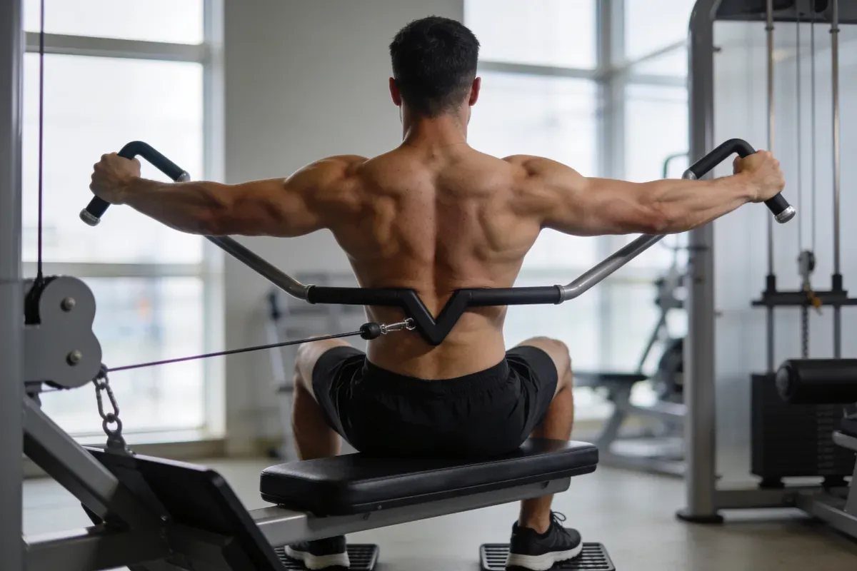 Tirage horizontal poulie basse : Technique et muscles ciblés ?